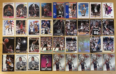 David Robinson Lot Of 36 With Rookie & Inserts Mix Brand San Antonio Spurs NM-MT