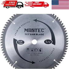 High-Quality 8-1/4 Inch 80 Tooth TCG Blade with 5/8-Inch Arbor for Various Saws