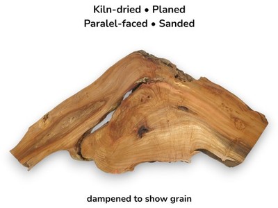 Natur Erle Live Edge Baum Holz Scheibe roh massiv Platte #003