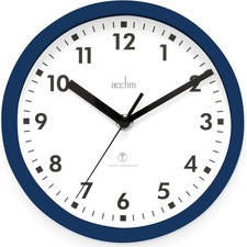 Acctim 74669 Nardo 20cm Radio Controlled Midnight Blue Wall Clock