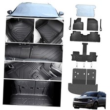 Floor Mats for 7/8 Seat , All Weather Protection Custom Kia Telluride 2020-2025