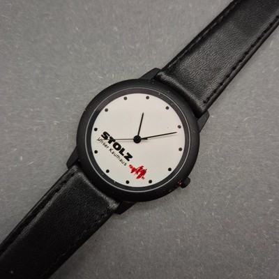 Werbe Herren Uhr  Stolz   Unser Kaufhaus  im schlichten Design