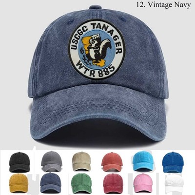 Customized Embroidered Hat Uscg Coast Guard Tanager Wtr 885, Trucker Hat, Gift