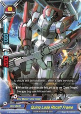 Quinq Lada Recall Frame - X-BT03A-UB02/0053EN - C Near Mint Buddy Fight X Altern