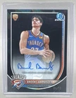 Brooks Barnhizer 2025 Bowman Chrome Sapphire Black Refractor RC Auto 4/10
