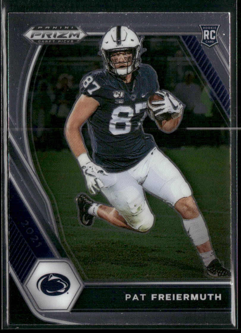 2021 Panini Prizm Draft Picks Collegiate Pat Freiermuth RC #127 Nittany Lions