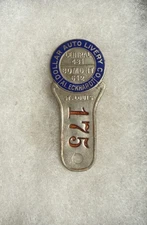 Vintage Dollar Auto Livery Co #175 Charge Coin St. Louis, Mo. Reward Al Eckhardt