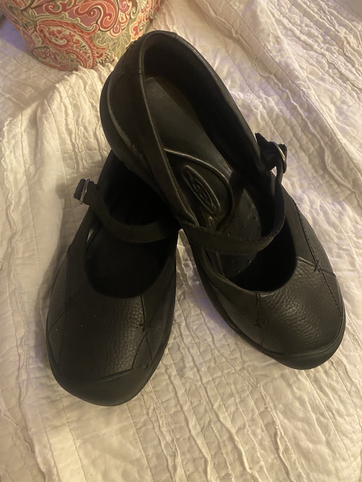 Scarpe KEEN Mary Jane donna pelle nera taglia 8