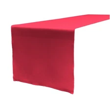 Polyester Poplin Table Runner 14 by 108-Inch Fuchsia