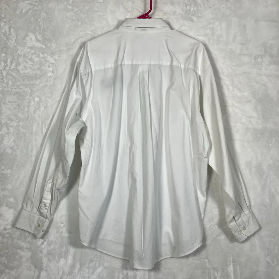 Angels Envy 波旁 XL 男式纽扣白色衬衫带棕色刺绣-所有者衬衫 — 第 2/4 张图片