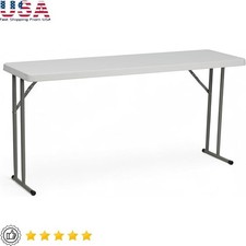 5ft Folding Training Table Portable Classroom Conference Durable Waterproof New