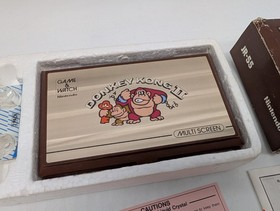 Nintendo Game & Watch Donkey Kong 2 II JR-55 Multi Screen VTG Game w/Box Manual