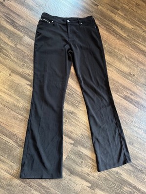 Vintage Y2K l.e.i. Women s Size 13 Polyester Spandex Stretch Flared Jeans, Black