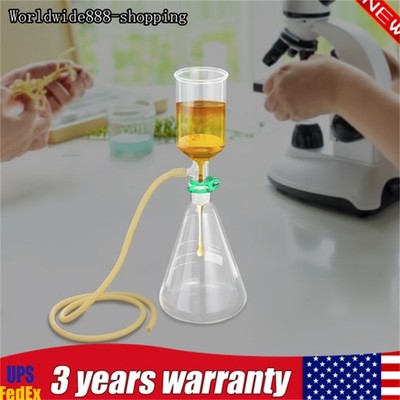 1000ml Sand Core Extraction Funnel Buchner Funnel 15-40μm Filtration Accuracy