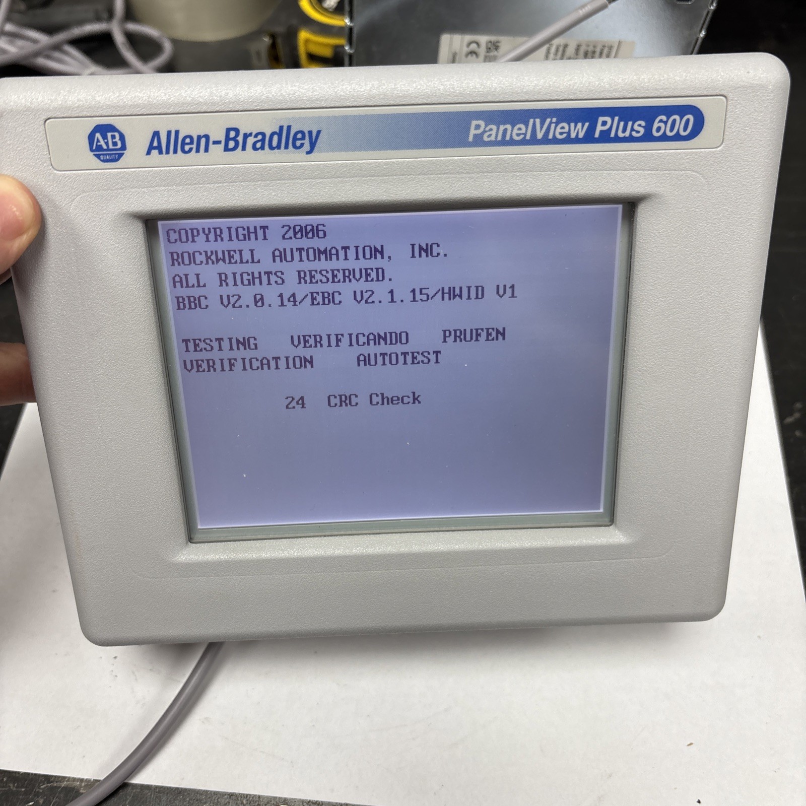 Allen Bradley Panel View Plus 600 2711P-T6M5D HMI Greyscale Clearance Sale