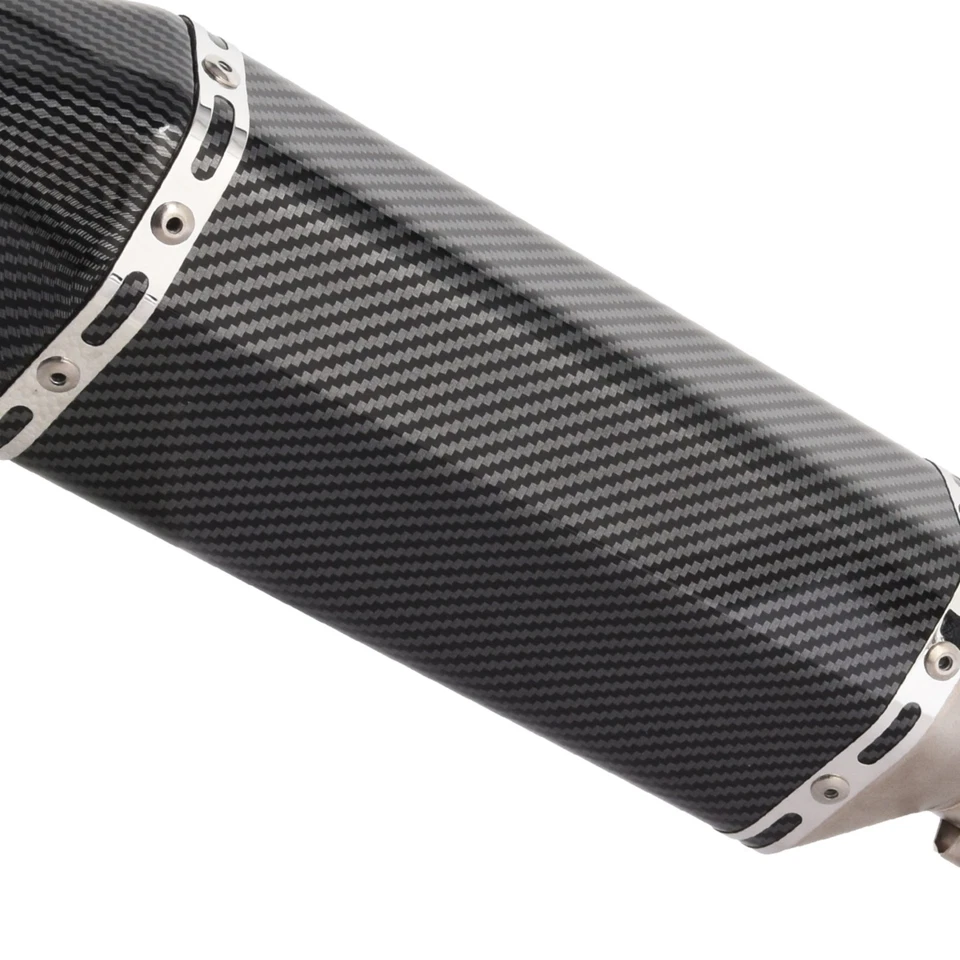 Silenciador tubo de escape deslizable 370 mm para Honda CBR300R CB300F Foto 4 de 4