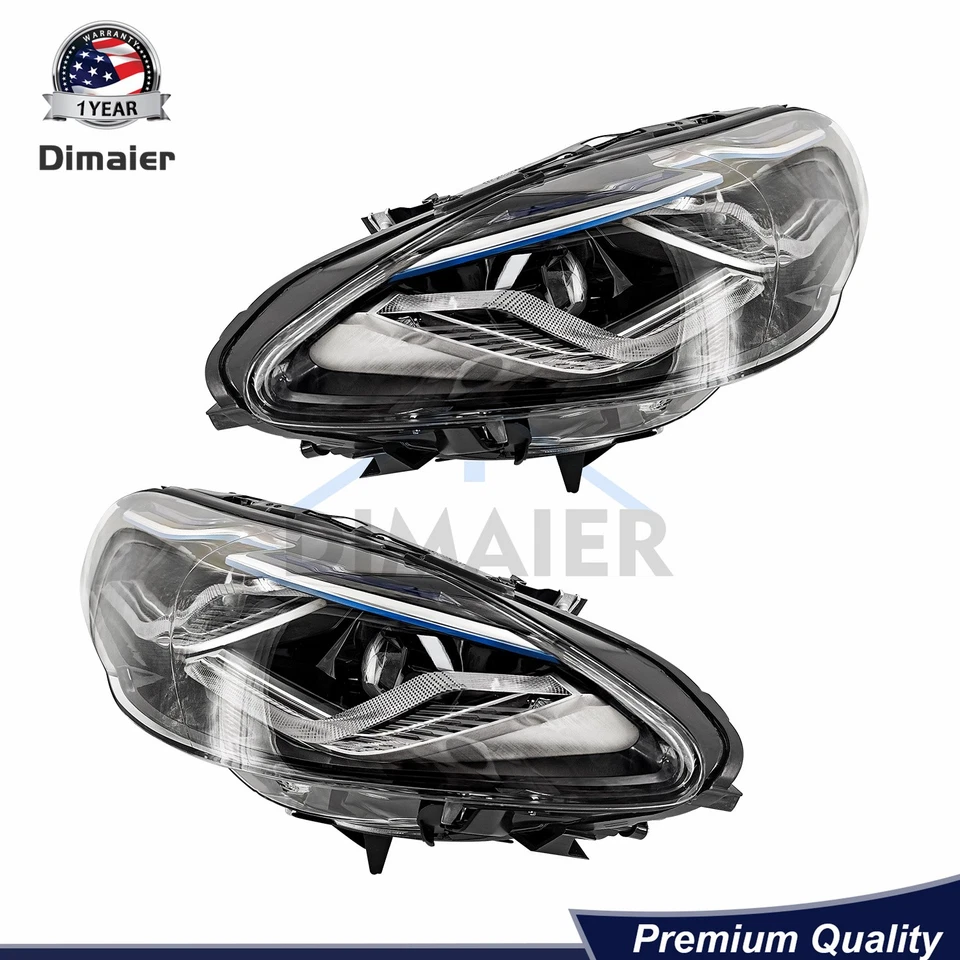 LED Headlights Assembly W/AFS For BMW 5 Series F10 F11 2010-2013 Xenon 528i 535i - Image 4 of 4