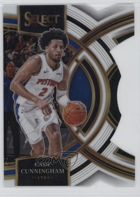 2023 Panini Select Premier Level White Prizm Die-Cut /149 Cade Cunningham 1s2h