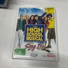 High School Musical Sing It! Wii (2007) Karaoke Game Disney Interactive PAL