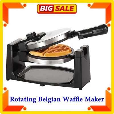 Belgian Waffle Maker Commercial Double Waring Breakfast Iron Kitchen Heavy New