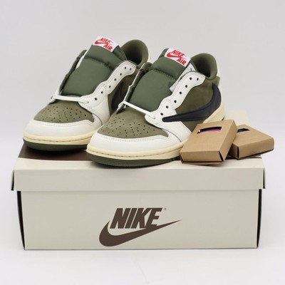DM7866-200 Travis Scott Nike Air Jordan 1 Low OG SP Reverse Olive