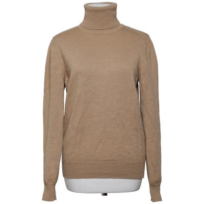 Dondup, Rollkragenpullover, Größe: M, Beige, Merinowolle, Einfarbig #lAr