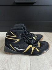 Everlast Zapatos de Boxeo Negro Dorado Suela Michelin Botas de Entrenamiento, Talla 8