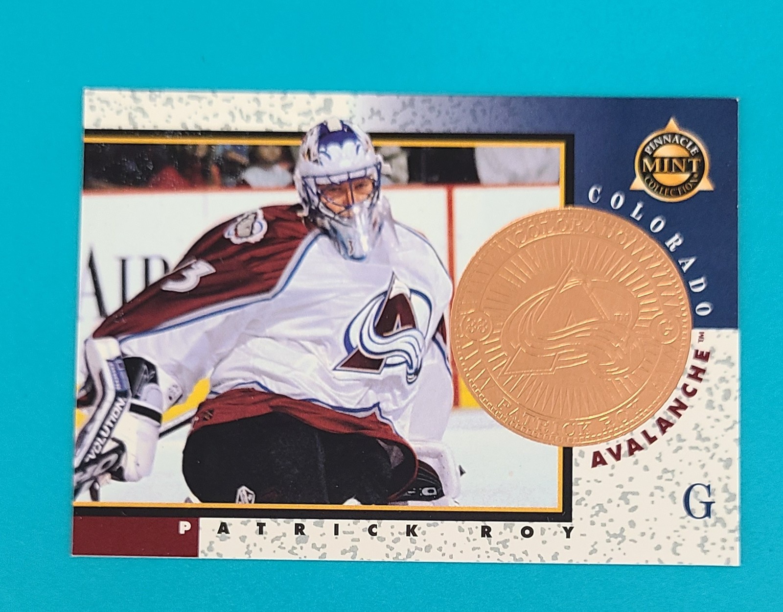 1997-98 Pinnacle Mint Collection Bronze #11 Patrick Roy Avalanche HOCKEY Card Y9