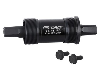 Force 4-Kant Stahl Tretlager mit BSA Gewinde Länge 122,5 mm