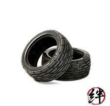 Pneus TAMIYA 1/10 4 roues motrices M-2 Onroad 2 TAM53227 RC Tire