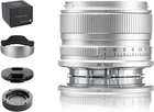 TTArtisan AF 40mm f/2 Full Frame Lens for L Mount Cameras S1M/S1R/S5K (Silver)