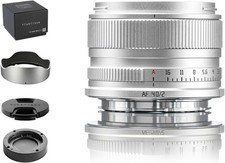 TTArtisan AF 40mm f/2 Full Frame Lens for L Mount Cameras S1M/S1R/S5K Silver