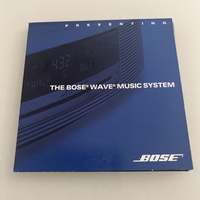 Das Bose Wave Music System - 6 Tracks Werbe-CD in einer Karten Kartenhülle