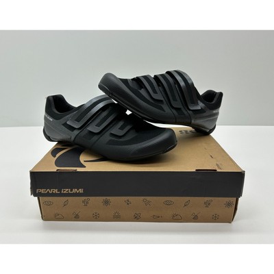  PEARL iZUMi Men's Quest Studio Cycling Shoe Black Size 45 NIB #02S