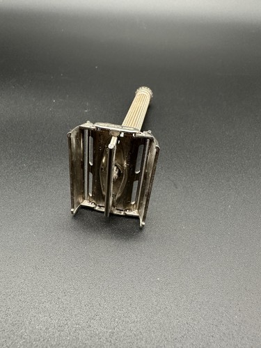 Rasoio di sicurezza vintage Lady Gillette ORO 1966 Starburst donna L 1 STAR BURST L1 - Foto 5 di 6