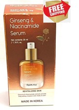 Ginseng Niacinamide Serum extracts provide moisture and vitality by Farm Stay