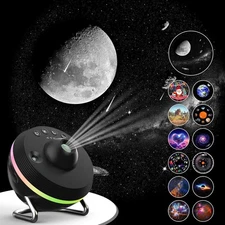 13 in 1 LED Galaxy Projector Starry Night Light Sky Star Party Lamp Planetarium