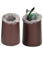 2 Pack Plush Lined Eyeglasses Holder Stand Protective Glasses Holder For Desk...