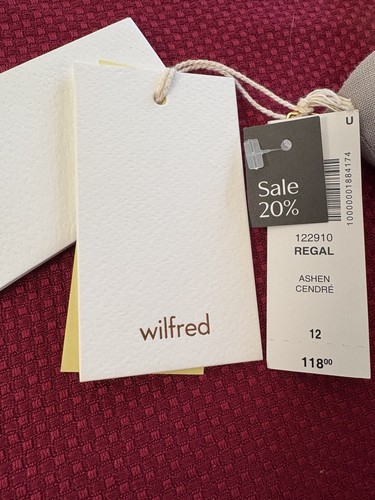 NWT Aritzia Wilfred Regal Size 12 women Slim fit Linen Button -up Vest - Picture 3 of 7