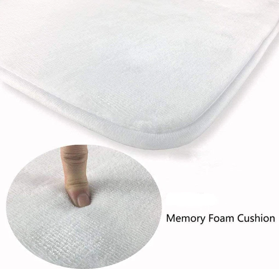 Juego de 4 alfombras de baño color/tema aleatorio cubierta de asiento de inodoro cortina de ducha "OFERTA" Foto 4 de 4