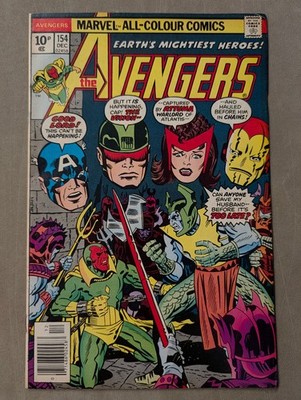 Avengers #154, Marvel Comics, December 1976. 1st Lord Arno, 1st Tynak.