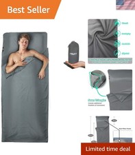 Sleeping Bag Liner, XL Travel Sheet  Camping Sheet for Backpacking, Hotel, H...