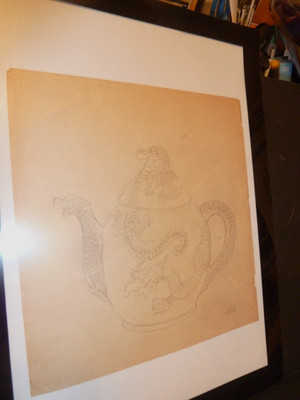Vintage,  Fragile, Original Drawing - Attributed to Henri Matisse c. 1940's