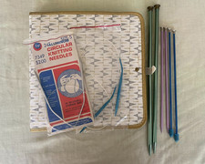 Lot Boye Vinyl Case Knitting Master Kit  Circular  Straight Knitting Needles