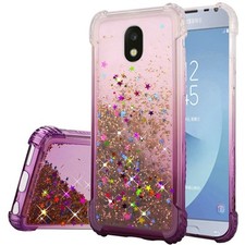 "Funda GSA Liquid Glitter Gradient Candy para Samsung Galaxy J7 (2018)"