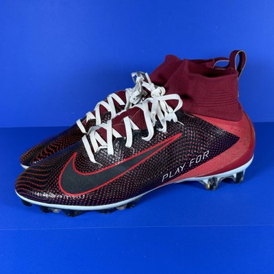 Nike Vapor Untouchable Pro TD Football Cleats Black Red Size