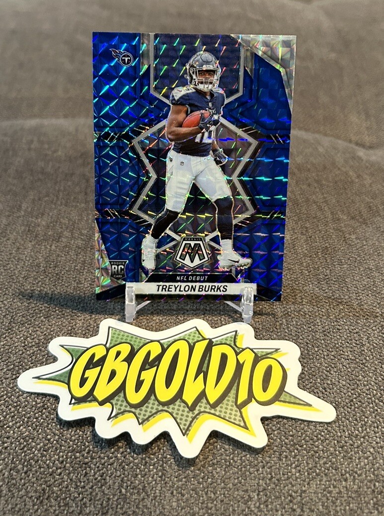 2022 Mosaic Treylon Burks Rookie NFL Debut Blue /99 Tennessee Titans #279