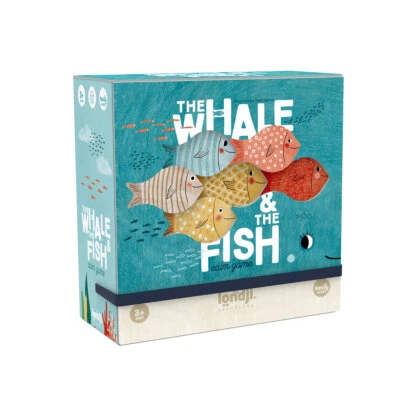 Londji The Whale and the Fish Game - Puzzle und Lernspiel für Rechnen mit Kinder