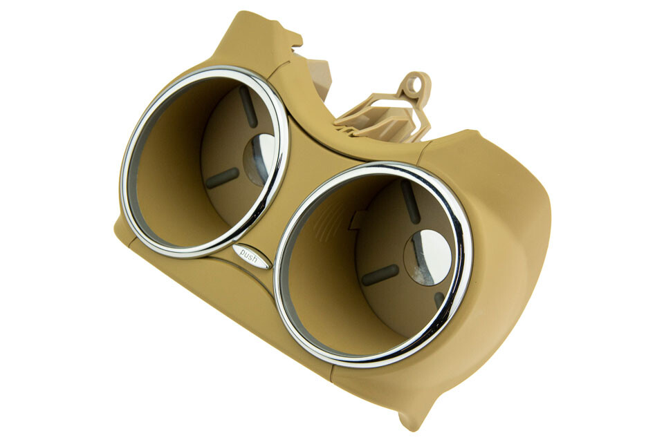 Porte-gobelet beige console centrale Mercedes CLS C219 2005 2006 2007 A2196800414