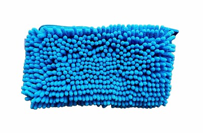 Yoobi Aqua Blue Microfiber Makeup/Pencil Top Zip 6''x10'' Pouch NWOT
